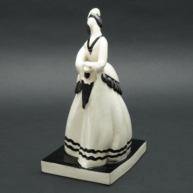 French Art Deco Ceramic Figure by Claude Lévy for Atelier Primavera, 1920s For Sale - Image 4 of 16