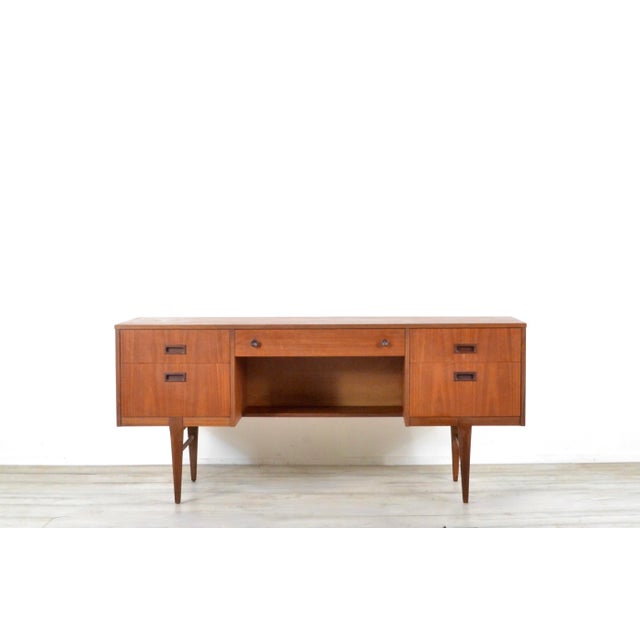 Vintage Danish Teak Desk, 1960s For Sale - Image 9 of 9