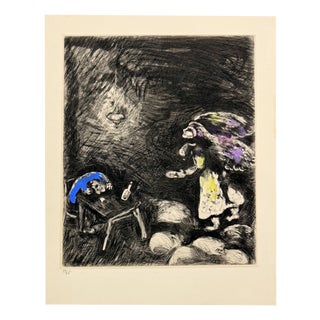 Marc Chagall, L'Ivrogne et sa Femme, 1954, Etching For Sale