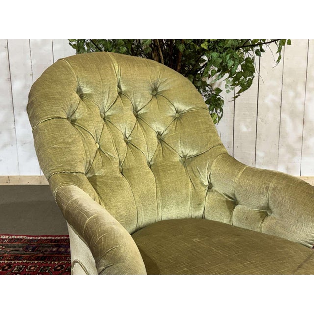 English Chaise Longue, Late 19th Century For Sale - Image 3 of 12
