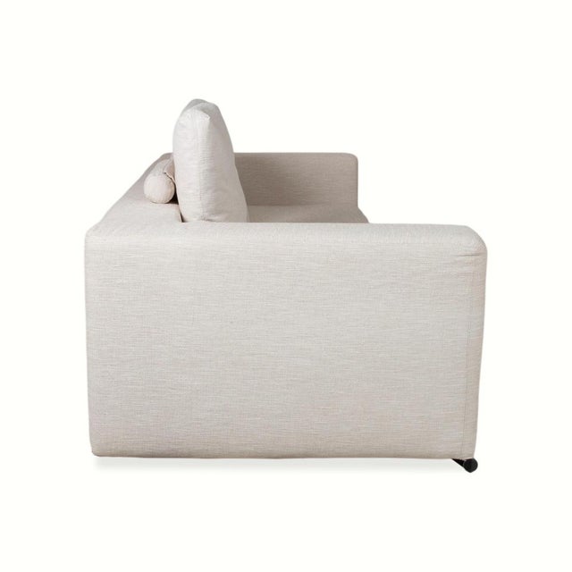 Cream Fabric Three-Seater Sofa from Sabe Italia For Sale - Image 11 of 14
