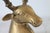 Vintage Brass Antelope Sculpture For Sale - Image 10 of 12