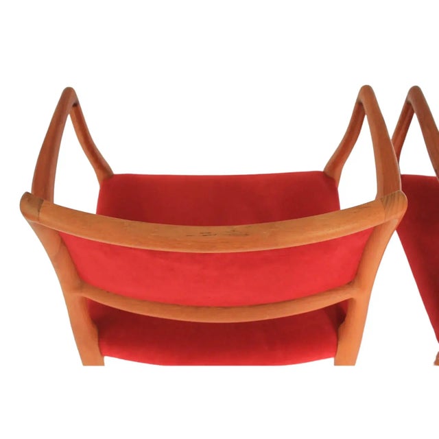 Model 65 Teakwood Dining Chairs by J. L. Moller Denmark For Sale In Milwaukee - Image 6 of 12