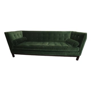Jonathan Adler Lampert Sofa Tuxedo High Back For Sale