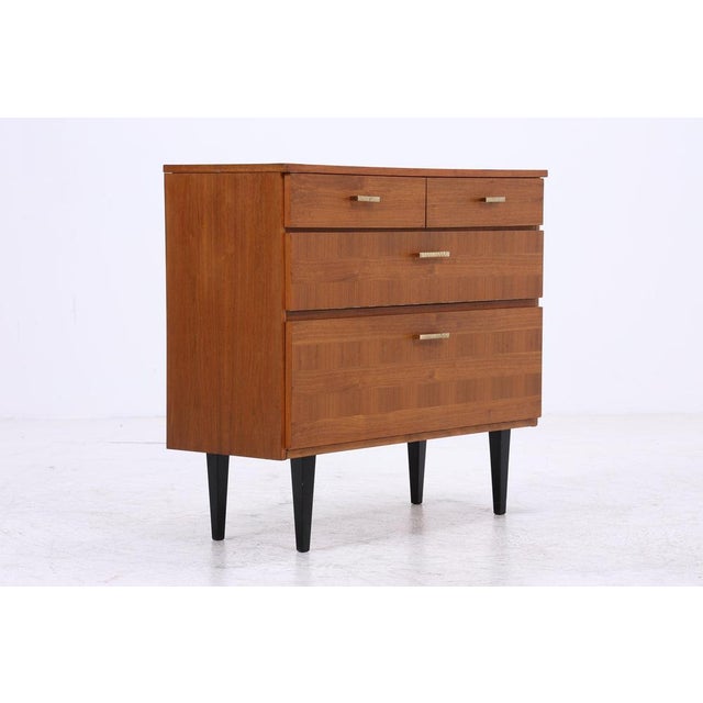 Vintage Walnut Shoe Cabinet, 1960s For Sale - Image 12 of 14