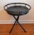 Black Tripod Bamboo Tray Table Chinoiserie For Sale - Image 13 of 13