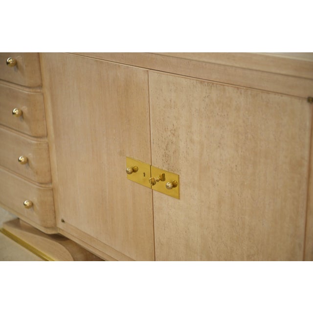 Modernist Art Deco Buffet by Pechon Mof 1941 for the Decorator Pebreuil, 1940s For Sale - Image 10 of 16