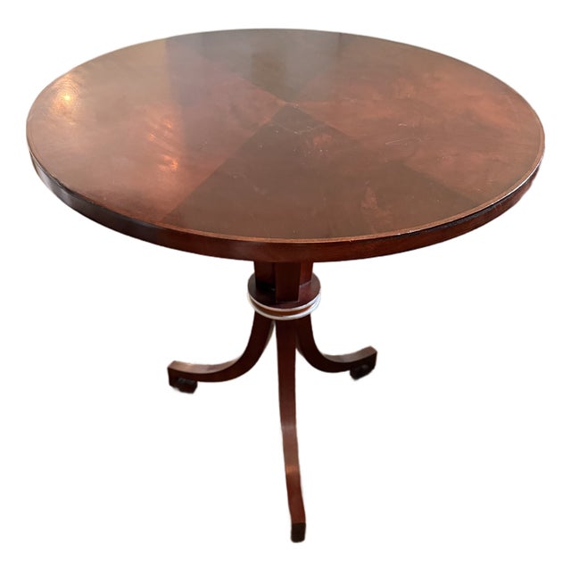 Vintage Pedestal Table by Bolier and Company For Sale