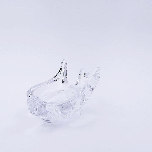 Vintage Hirondelle Pocket Tray in Crystal from Bayel For Sale - Image 9 of 9