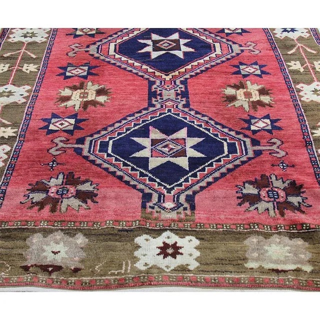 1930s Persian Malayer Runner Rug 4’10” X 12’5″ For Sale - Image 4 of 12