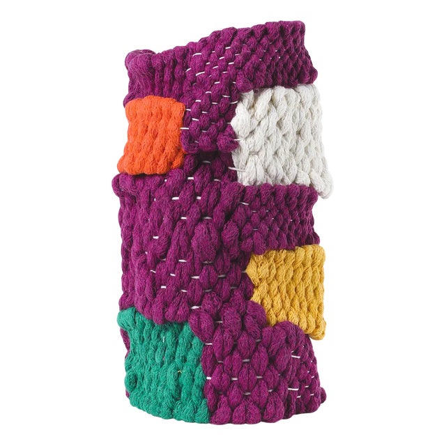 Color Vase in Violet by Mariadela Araujo For Sale