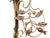 1900 Art Nouveau Brass and Copper Sconces With Antique Floral Irridescent Shades #2618 - a Pair For Sale - Image 13 of 14