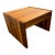 1970s Square Cedar Coffee Table For Sale