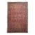 Antique Sarouk in Original Dyes Floral Sprays with Movement & Harmony Rug 4.2 x 6.4 For Sale