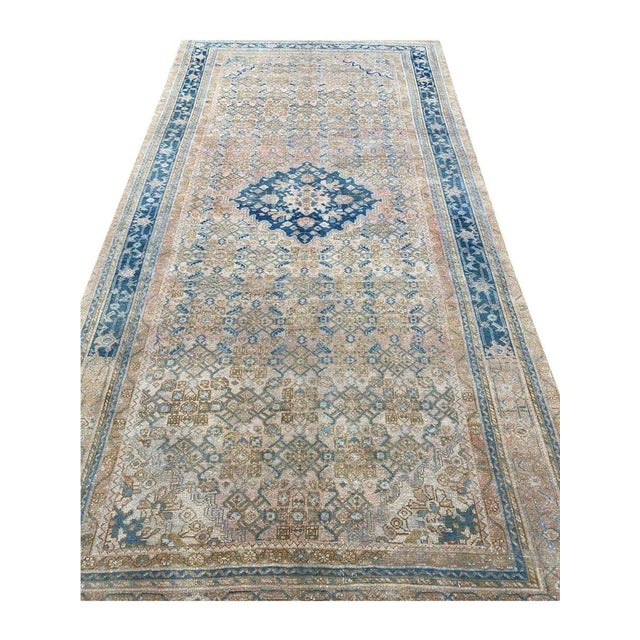 1960s Vintage Old Persian Hamedan Area Rug 5x10 For Sale In Dallas - Image 6 of 8