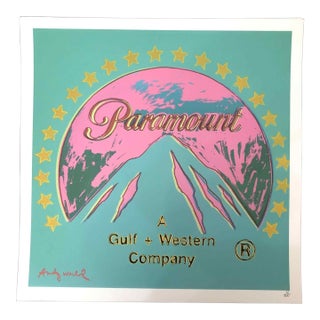 1990s After Andy Warhol "Paramount Classic' Lithograph For Sale