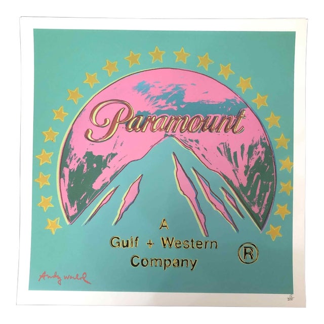 1990s After Andy Warhol "Paramount Classic' Lithograph For Sale