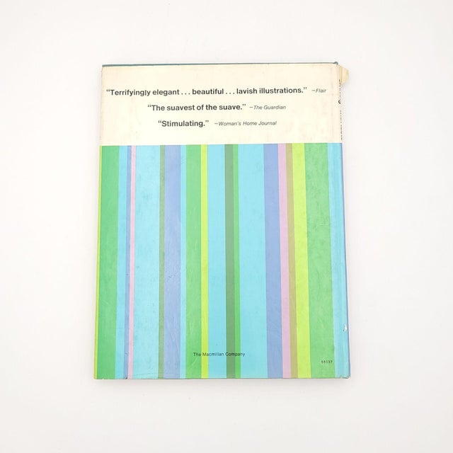 David Hicks, "On Living — With Taste", published by Macmillan, first American edition 1969. Wear and tear to dust jacket.