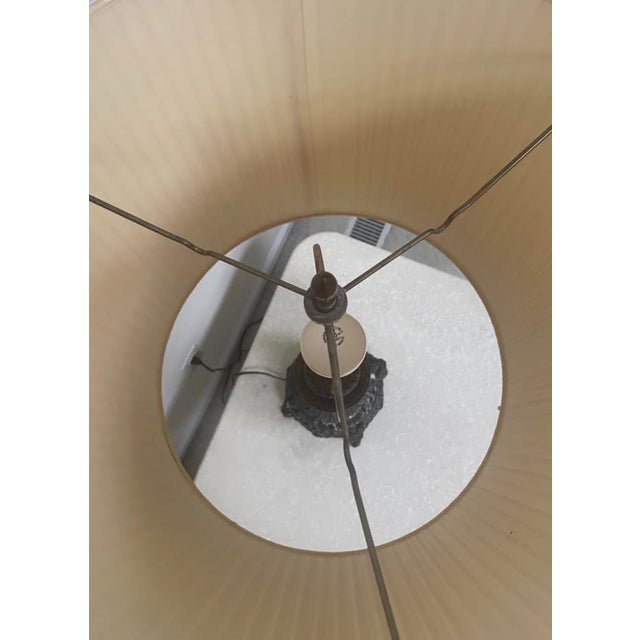 Stone 1960s Mid-Century Black Modern Marble Turner Table Lamp - New Old Stock For Sale - Image 7 of 9