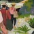 Contemporary Javiera Da Fonseca Ilić "Picnic" Acrylic on Canvas, Figures Walking a Coastal Path With Dogs, Contemporary Figurative Painting, 2021 For Sale - Image 3 of 6