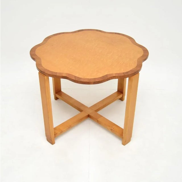 1930s Art Deco Birds Eye Maple Nesting Tables, 1930s, Set of 5 For Sale - Image 5 of 13