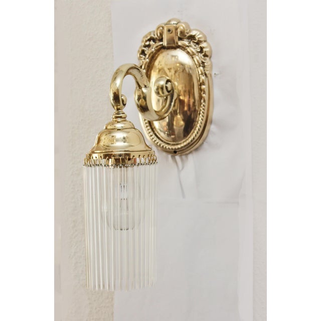 Antique Art Nouveau Wall Lamps, 1890s, Set of 2 For Sale - Image 6 of 10
