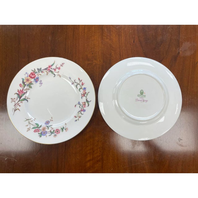 Mid 20th Century Mid 20th Century Wedgwood Devon Springs Lunch Plates- Set of 8 For Sale - Image 5 of 7
