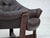 Scandinavian Lounge Chair in Furniture Leather and Oak, 1970s For Sale - Image 4 of 18