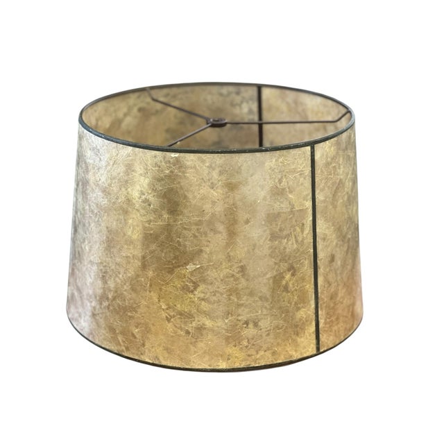 Amber Vintage Mica Arts & Crafts Lamp Shade For Sale - Image 8 of 11