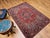 Textile Antique Persian Heriz Serapi Rug, Hand-Knotted Wool, Geometric Pattern, Brick-Red & Blue, 5x7 For Sale - Image 7 of 18