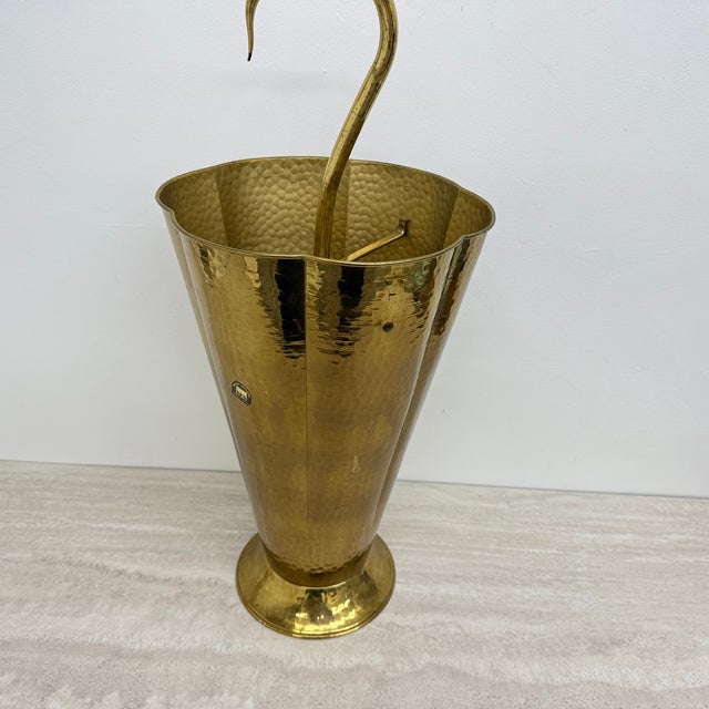 Mid-Century Brass Umbrella Stand, 1970s For Sale - Image 18 of 18