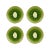 Bordallo Pinheiro Tropical Fruits Kiwi Dessert Plates, Set of 4 For Sale In New York - Image 6 of 6