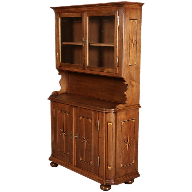 Baroque Small Antique Cupboard, 1750 For Sale - Image 3 of 18