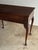 Antique Mahogany Lift-Top Writing Desk Console Table For Sale - Image 4 of 15