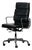 EA219 Office Chair in Chrome and Black Leather by Charles and Ray Eames for Vitra, 2010s For Sale