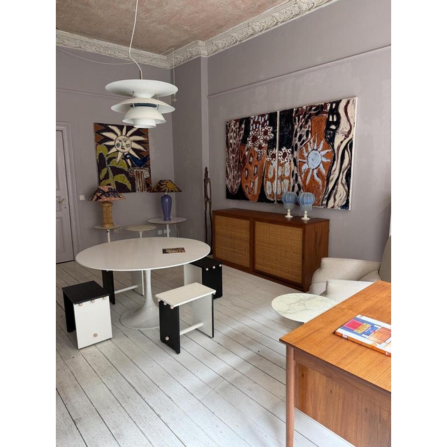 RY26 Sideboard in Teak with Woven Cane Doors by Hans J. Wegner for Ry Møbler, Denmark, 1960s For Sale - Image 14 of 17