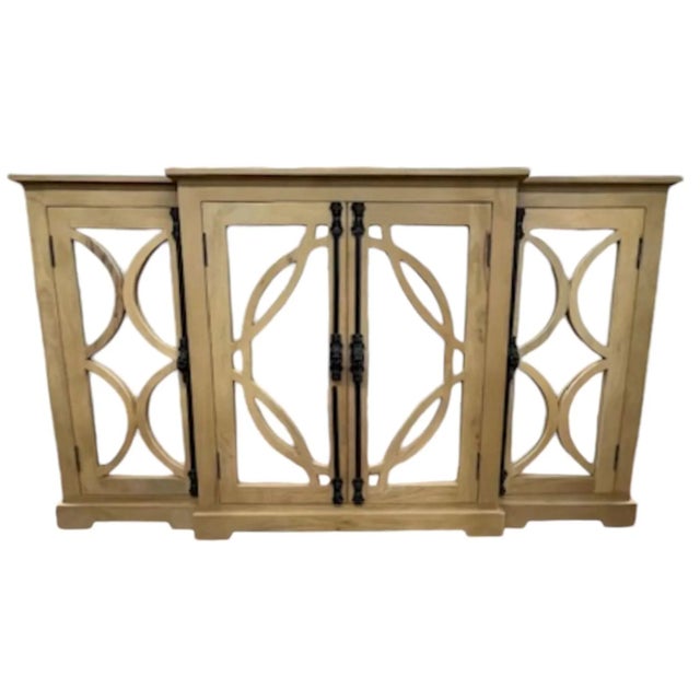 Anchor the dining room, entryway, hallway, or living room with this rustic buffet server or sideboard. Featuring mirror...