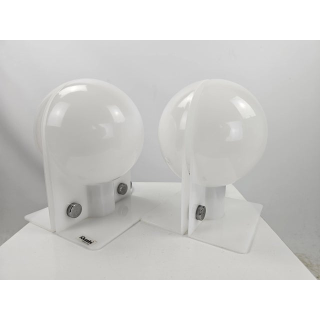 Sirio Table Lamps by Guzzini for Brazzoli, 1970s, Set of 2 For Sale - Image 13 of 13