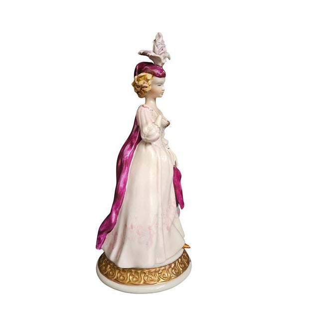 Sculpture of Commedia Dell'Arte Woman, 1980s For Sale - Image 4 of 6