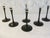 Lovely set of six vintage crystal black stemmed wine glasses with long stems. Each glass holds 6 oz. Excellent condition....