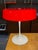 You are viewing a fantastic MOD Tulip Based Lamp + Red Case Glass Table Lamp by Temde of Switzerland c1960s The lamp...