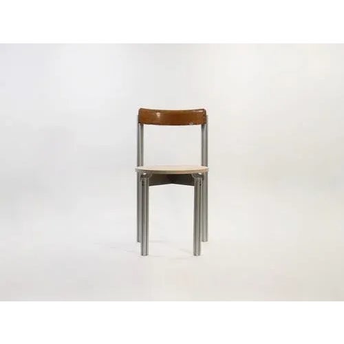 Frank Chair by Andreu Carulla Studio Dimensions: W 45 x D 45 x H 80 cm. Materials: Oak wood, Aluminium. Chair made from...