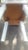 American Vintage 32" Tall Butcher Block Table Cutting Board Wear For Sale - Image 3 of 5