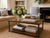 Bunny Williams Oak & Iron Coffee Table with Lion's Paw Feet An exceptional designer coffee table by renowned interior...