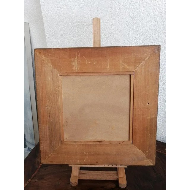 Ezelino Briante, Le port, Oil on Cardboard, Framed For Sale - Image 4 of 5