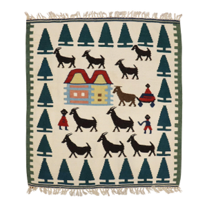 Zabihi Collection Pictorial Turkish Kilim