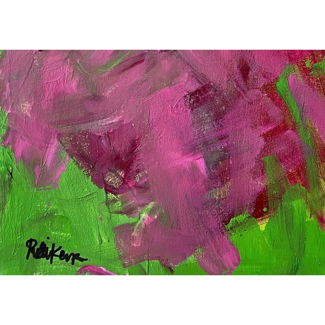 An original abstract acrylic on canvas painting by contemporary Abstract Expressionist artist Robbie Kemper (Cincinnati;...