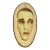 Pate De Verre Portrait of Maurice Rostand Circa 1920 For Sale
