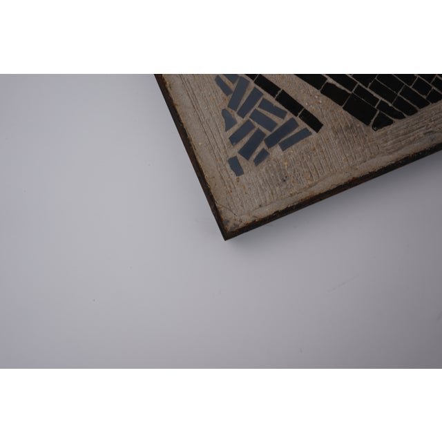 Mid-Century Modern Mosaic Wall Plate by R. Zimmermann for Ritter, 1950s For Sale - Image 6 of 13