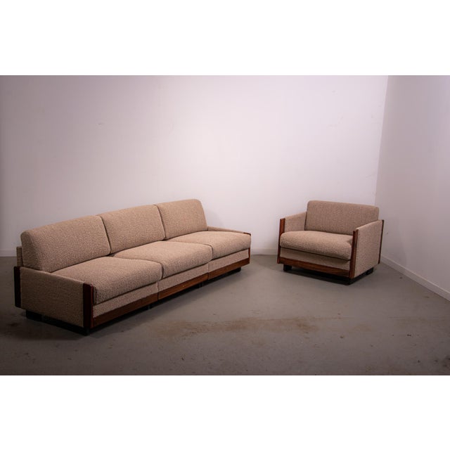 Beige Model 920 Armchair by Afra & Tobia Scarpa for Cassina, 1960 For Sale - Image 8 of 9